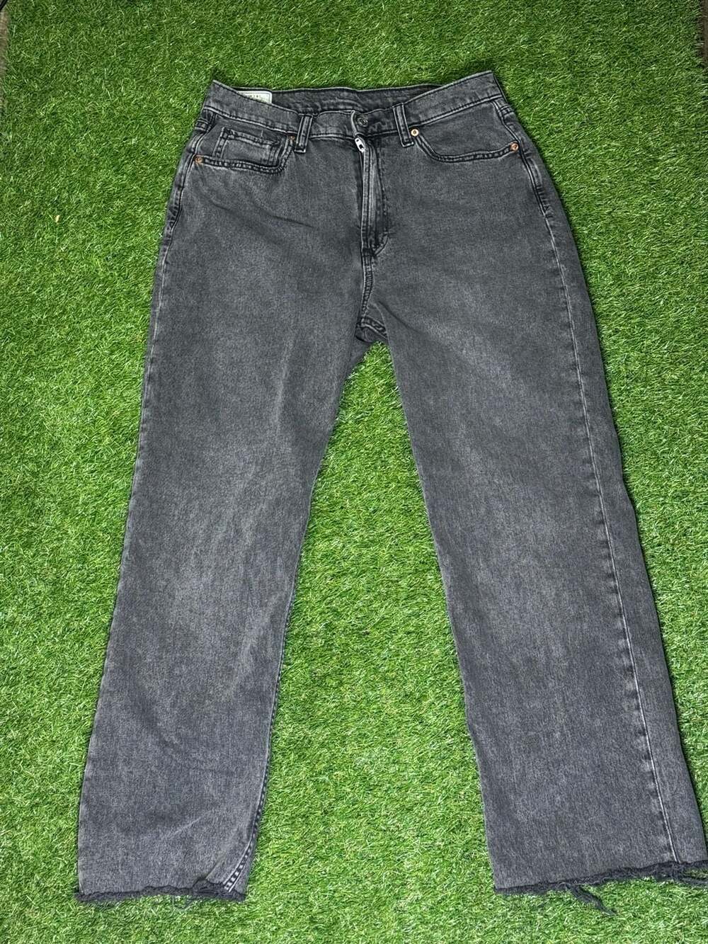 Gap High Rise '90s Loose Jeans in Faded Black Size 29